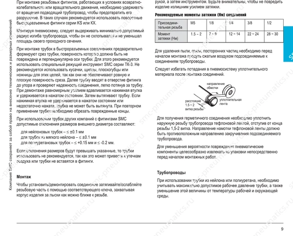 Обозначение, конструкция и размеры SMC SMC, лист 3