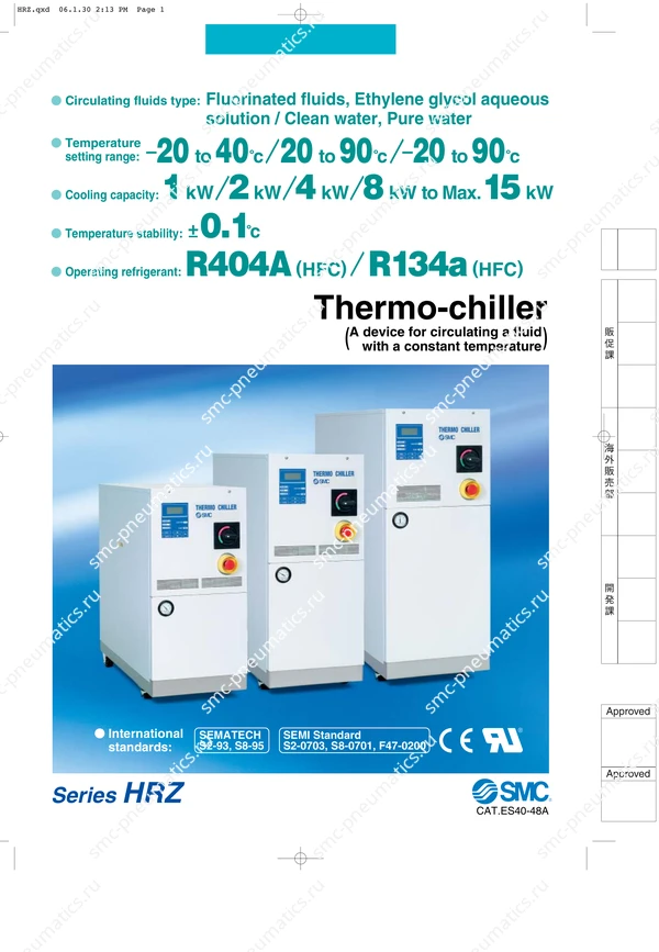 Каталог SMC HRZ, лист 1
