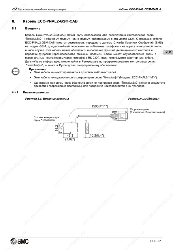 Русское руководство SMC PneuAlpha2, лист 50
