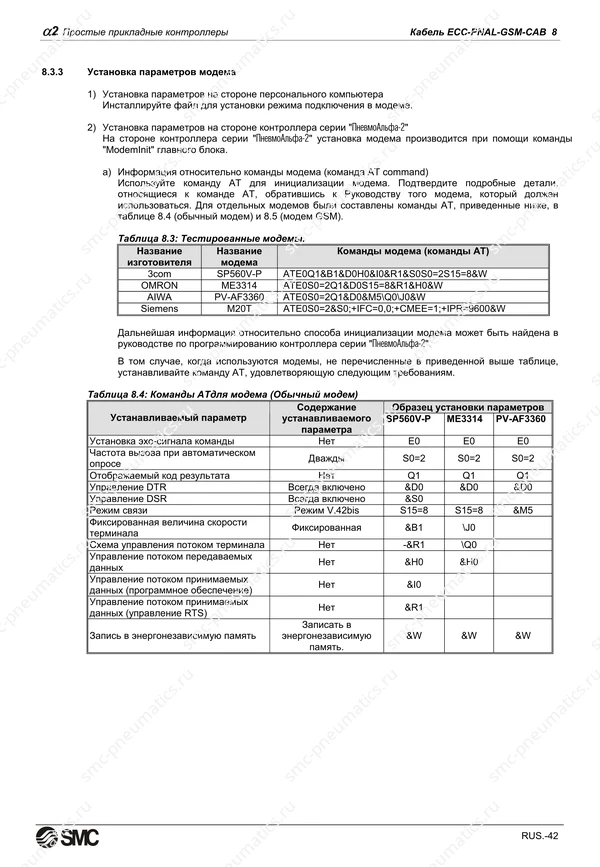 Русское руководство SMC PneuAlpha2, лист 55