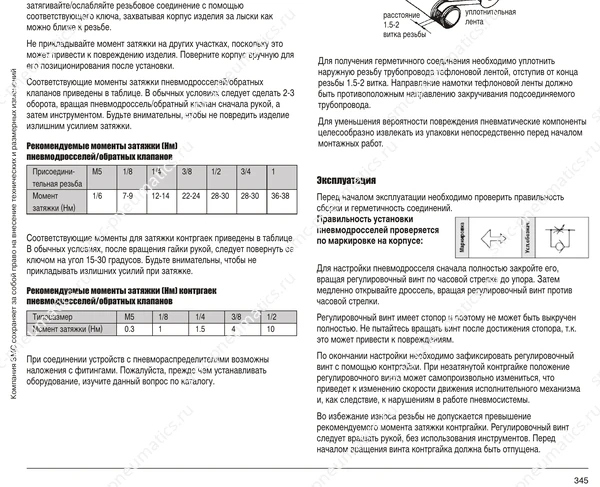 Обозначение, конструкция и размеры SMC AS/ASP/ASN/ASV, лист 4