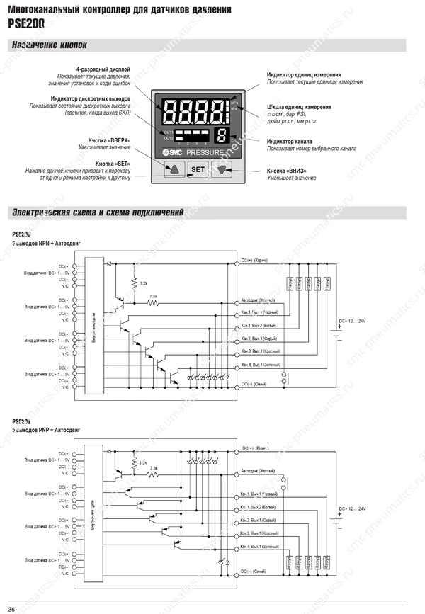 Технические данные PSE200, лист 2